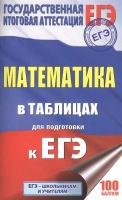 ЕГЭ. Математика в таблицах. 10-11 классы.  фото, kupilegko.ru